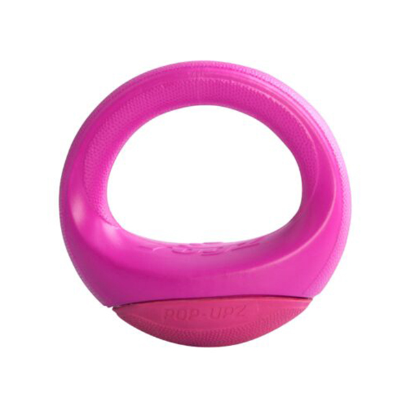 [RPU04K] Rogz Toyz Pop-Upz Suda Batmayan Halka Plastik Köpek Oyuncağı Pembe Medium/Large (14.5 Cm)