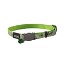 Rogz Catz Reflectocat Halsband Balık Desenli Kedi Boyun Tasması Yeşil Small