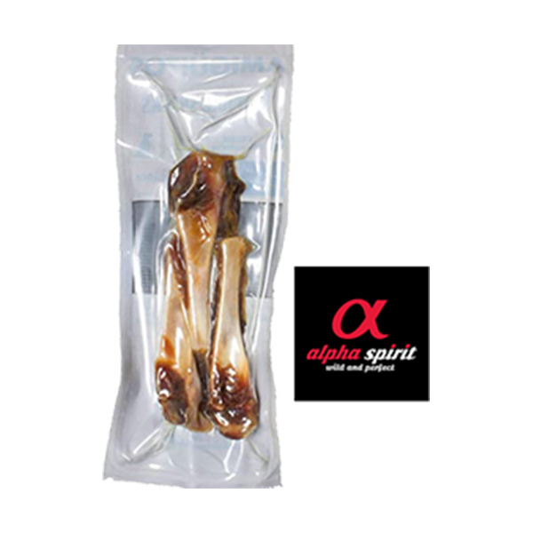 [8437015969343] Alpha Spirit Vakumlu Üç Mini Jambon Domuz Köpek Kemik Ödülü