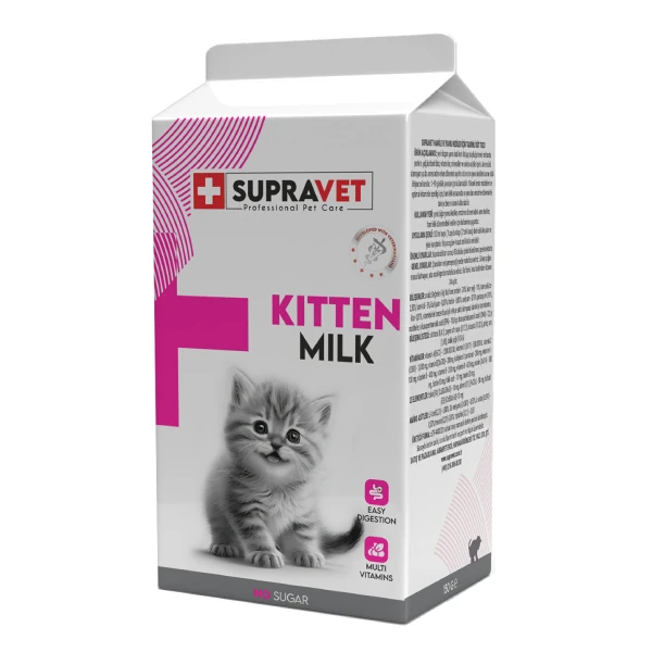 [SUP043] Supravet Hamile ve Yavru Kediler için Taurinli Kedi Süt Tozu