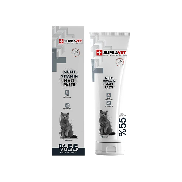 [SUP003] Supravet Malt Paste Multivitamin Kedi Macunu