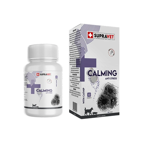 [SUP007] Supravet Calming Vitamin D + Catnip Kedi ve Köpek Sakinleştirici Tablet