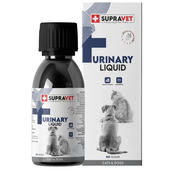 [SUP031] Supravet Urinary Kedi ve Köpekler için İdrar Sağlığı Sistemi Destekleyici Sıvı Damla