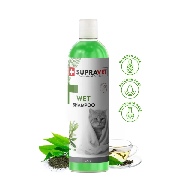 [SUP051] Supravet Shampoo Çay Ağacı Özlü Kedi Şampuanı