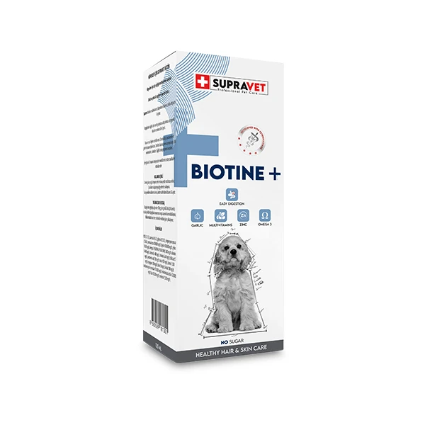 [SUP013] Supravet Biotine Extra Köpek Deri ve Tüy Sağlığı Damlası