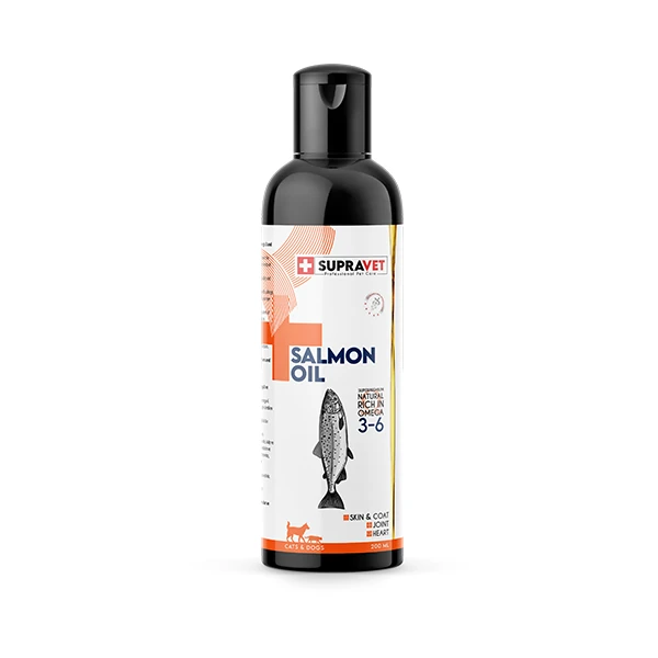 [SUP014] Supravet Salmon Oil Deri Tüy ve Sindirim İştah Açıcı Kedi ve Köpek Somon Yağı