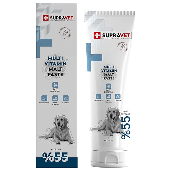 [SUP023] Supravet Multivitamin Malt Paste Yetişkin Köpek Vitamini
