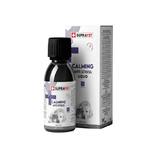 [SUP029] Supravet Calming Anti Stress Kedi ve Köpekler için Sıvı Sakinleştirici Damla