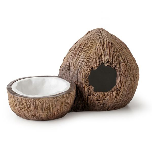 [702-PT3159] Exo Terra Sürüngen Ex Coconut Saklanma Alanı Su Kabı