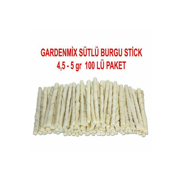 [541-YF8026WA] Garden Mix Sütlü Burgu Köpek Ödül Kemiği
