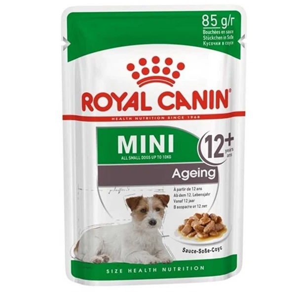 [109301020] Royal Canin Ageing +12 Gravy Pouch Yaşlı Konserve Köpek Maması (1 Adet)