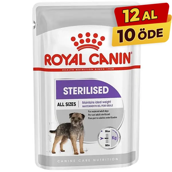 [117901020] Royal Canin Sterilised Pouch Konserve Köpek Maması (1 Adet)