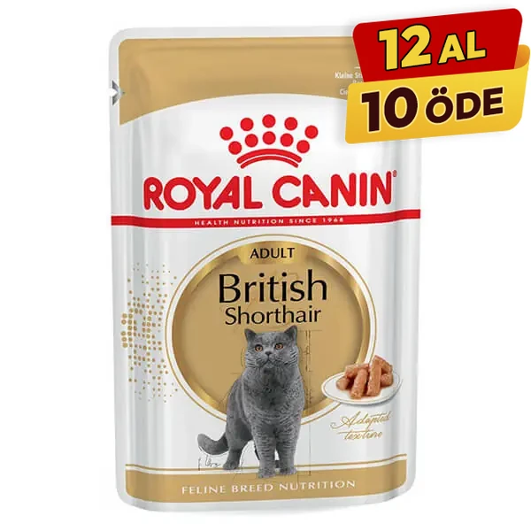 [203201020] Royal Canin British Shorthair Adult Pouch Konserve Kedi Maması (1 Adet)