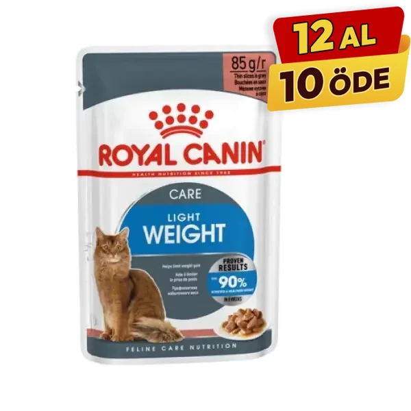 [407001020] Royal Canin Ultra Light Gravy Pouch Diyet Kedi Maması (1 Adet)