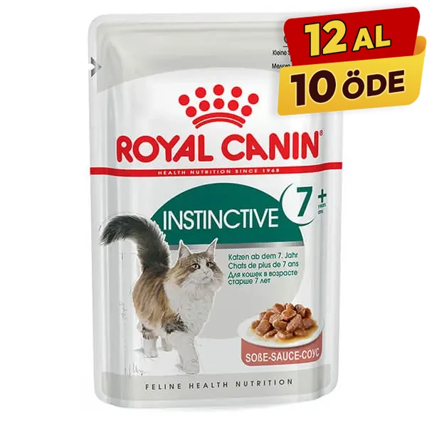 [408301020] Royal Canin İnstinctive +7 Pouch Yaşlı Konserve Kedi Maması (1 Adet)
