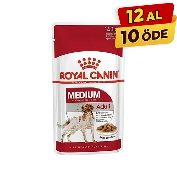 [109501400] Royal Canin Medium Adult Gravy Yetişkin Konserve Köpek Maması (1 Adet)