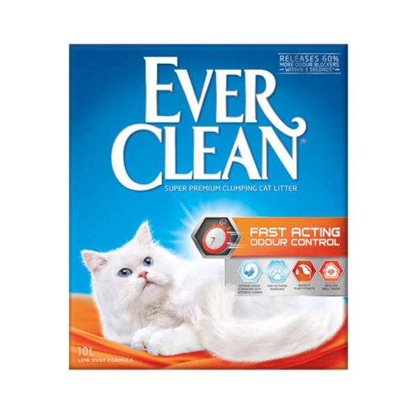 [5060412212489] Ever Clean Fast Acting Topaklanan Kedi Kumu (10 Lt, 1 Adet)