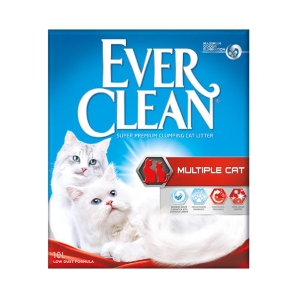 [5060255492253] Ever Clean Multiple Cat Topaklanan Kedi Kumu (10 Lt, 1 Adet)