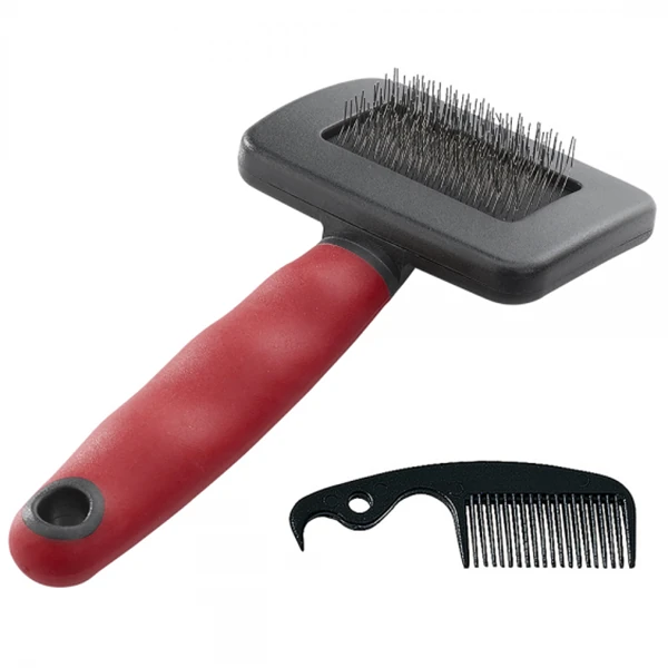 [8010690056586] Ferplast Gro 5944 Tek Taraflı Soft Kedi ve Köpek Tüy Tarağı (Large)