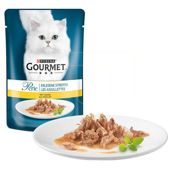 [12178882] Gourmet Perle Izgara Tavuklu Pouch Yetişkin Konserve Kedi Maması (1 Adet)