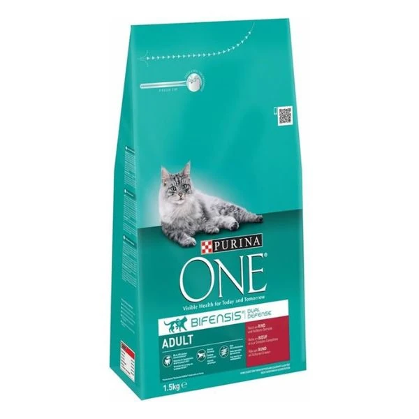 [12519442] Purina One Sığır Etli Yetişkin Kedi Maması (1.5 Kg)