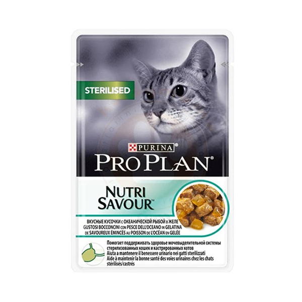 [12298330] Pro Plan Sterilised Balıklı Pouch Kısırlaştırılmış Konserve Kedi Maması (1 Adet)