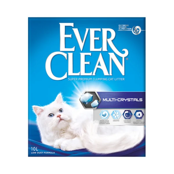 [5060255492222] Ever Clean Multi Kristal Topaklanan Kedi Kumu (10 Lt, 1 Adet)