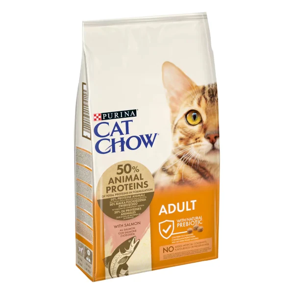 [12251714] Purina Cat Chow Somonlu ve Ton Balıklı Yetişkin Kedi Maması