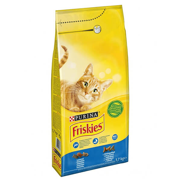 [7613034267405] Friskies Adult Somon ve Sebzeli Yetişkin Kedi Maması
