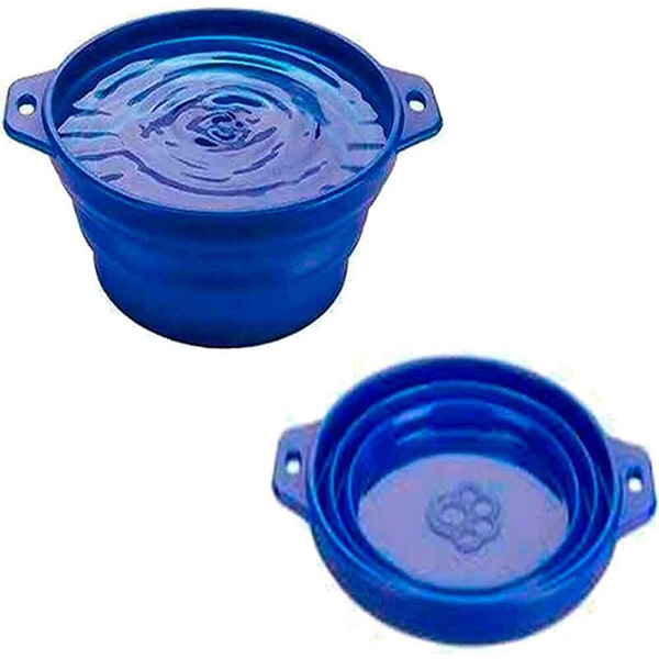 [8010690112152] Ferplast Bowl Katlanabilir Köpek Seyahat Su ve Mama Kabı (1 Lt)