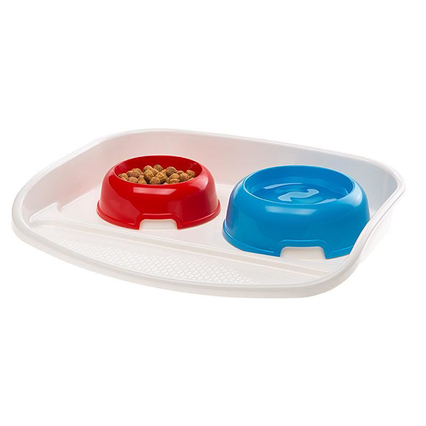 [8010690050942] Ferplast Lindo Plastik Köpek Mama ve Su Kabı