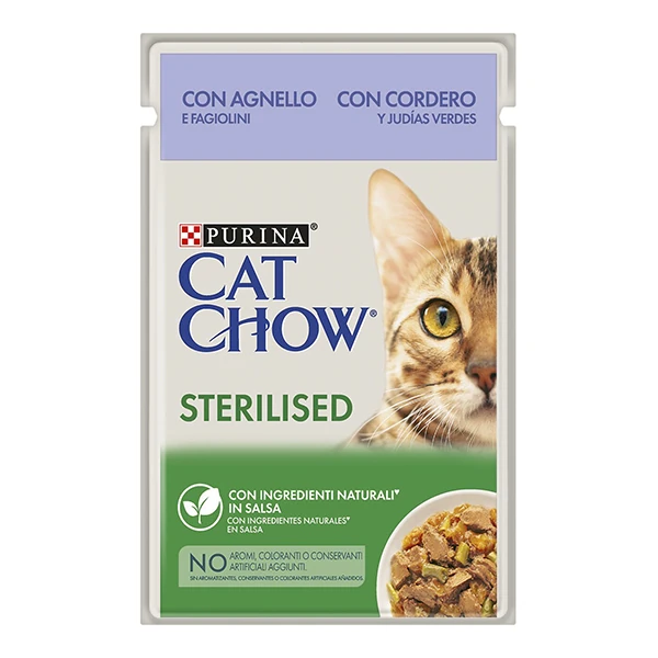 [12449451] Purina Cat Chow Kuzu Etli Kısırlaştırılmış Konserve Kedi Maması (1 Adet)