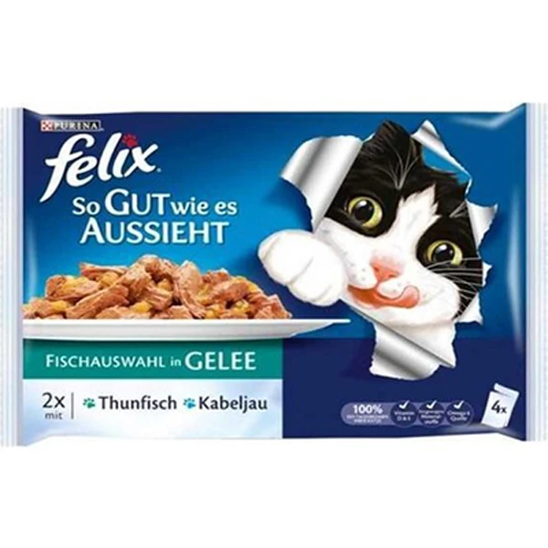 [5118783] Felix Morina ve Ton Balıklı Yaş Kedi Maması (1 Adet)