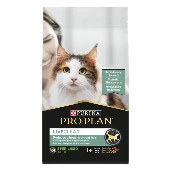[12466147] Pro Plan Liveclear Somonlu Yetişkin Kısırlaştırılmış Kedi Maması