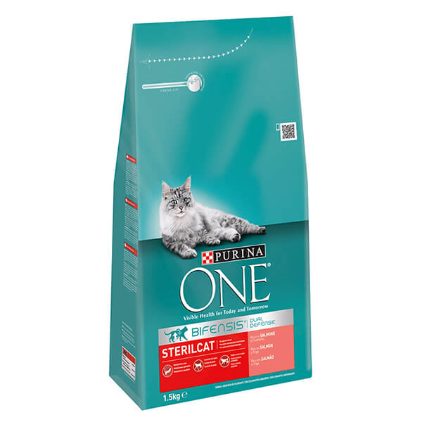 [7613035511774] Purina One Sterilised Somonlu Kısırlaştırılmış Kedi Maması (1.5 Kg)