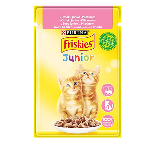 [12399813] Friskies Tavuklu Yavru Konserve Kedi Maması (1 Adet)