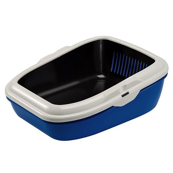 [8010690052809] Ferplast Litter Tray Birba Açık Kedi Tuvaleti Lacivert