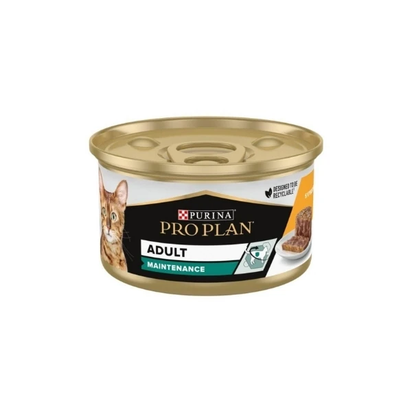 [12514076] Pro Plan Adult Tavuklu Yetişkin Konserve Kedi Maması (1 Adet)