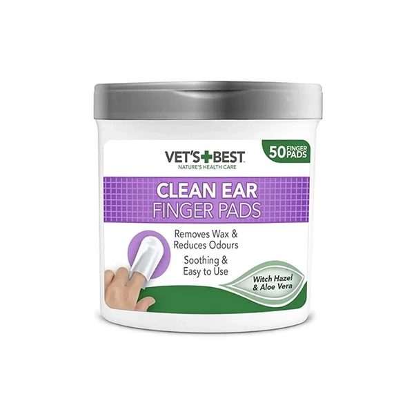 [31658803613] Vets Best Parabensiz Kedi ve Köpek Parmak Kulak Temizleme Pedi