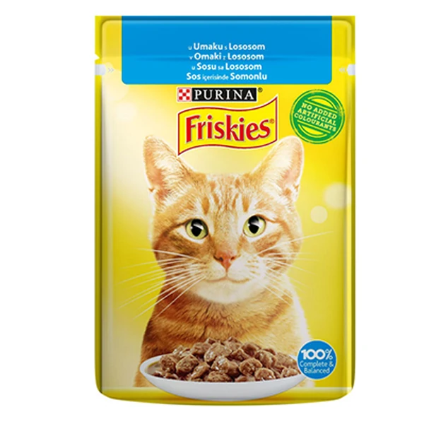 [12399726] Friskies Somonlu Yetişkin Konserve Kedi Maması (1 Adet)