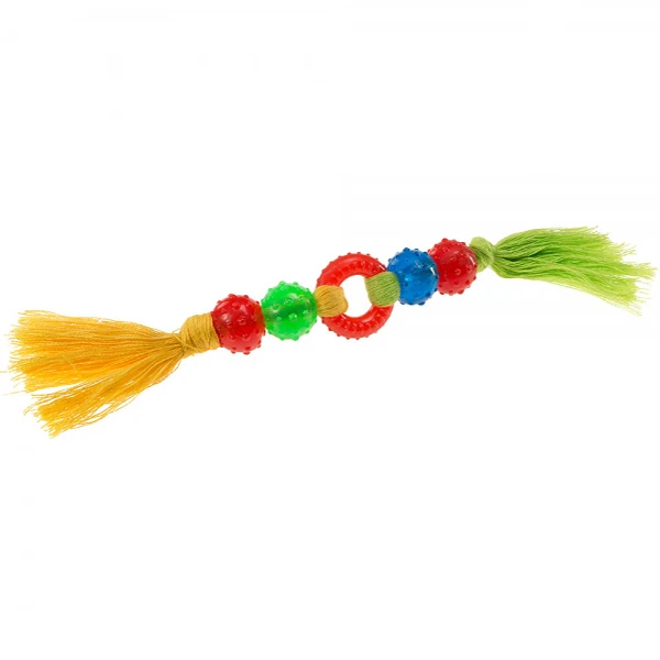 [8010690144412] Ferplast Pa Plastik Oyuncaklı Köpek Diş İpi 19 Cm (6419)