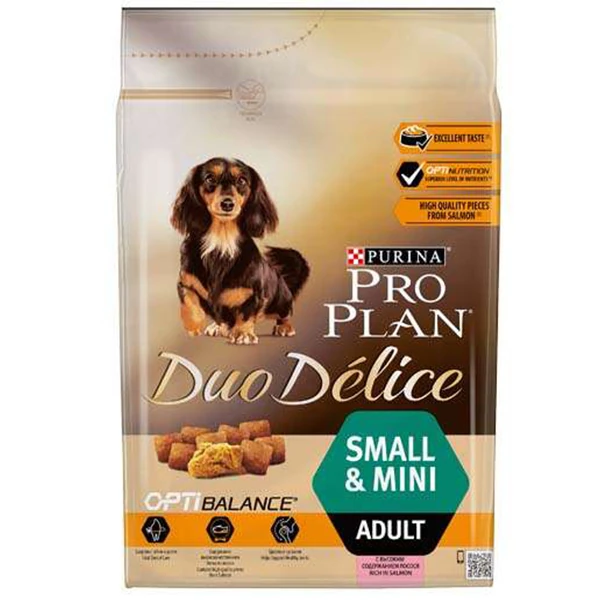 [12439233] Pro Plan Duo Delice Somonlu Küçük Irk Yetişkin Köpek Maması