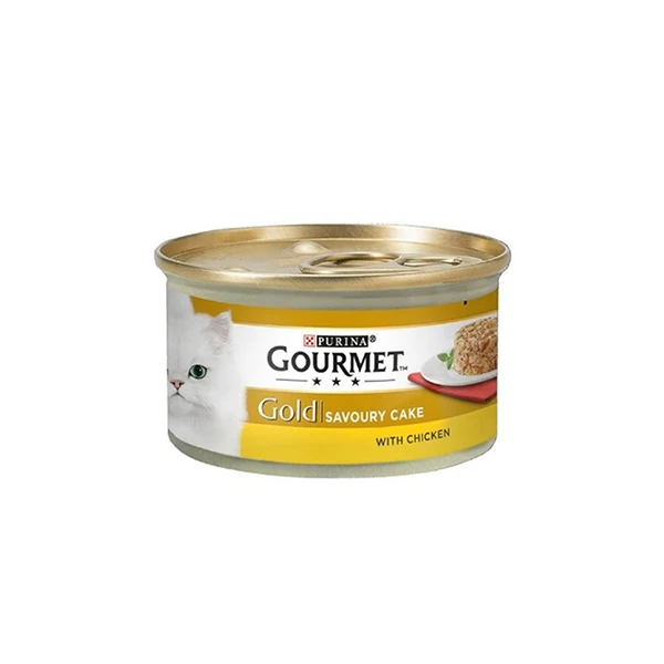 [12296238] Gourmet Gold Savoury Cake Tavuklu Konserve Kedi Maması (1 Adet)