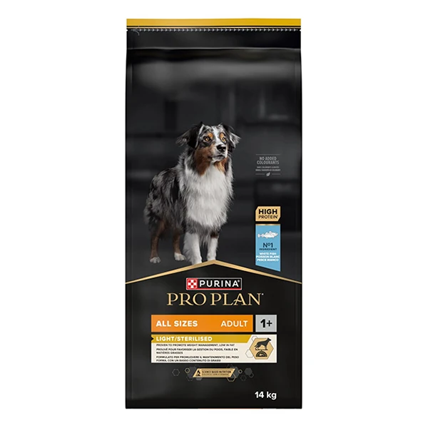 [12534347] Pro Plan Light Sterilised Beyaz Balıklı Kısırlaştırılmış Yetişkin Köpek Maması