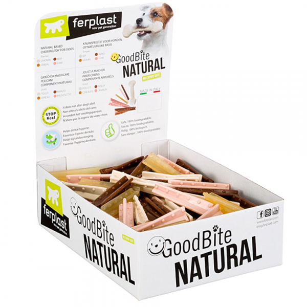[8010690177243] Ferplast Goodbite Refill Tırtıklı Köpek Çigneme Kemigi Medium (1 Adet, Small)