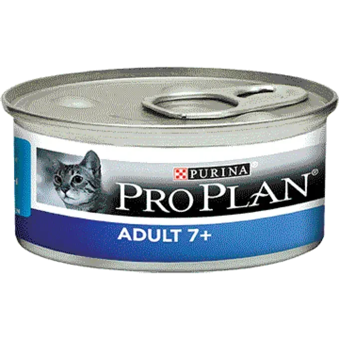 [12171996] Pro Plan Adult 7+ Kıyılmış Ton Balıklı Yaşlı Konserve Kedi Maması (1 Adet)