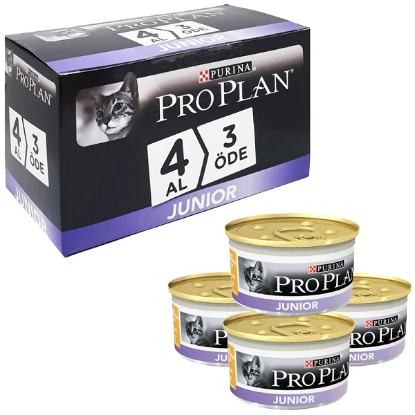 [12439049] Pro Plan Tavuk Etli Yavru Konserve Kedi Maması (1 Adet)