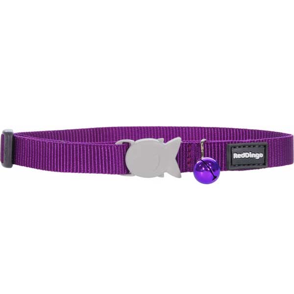 [CC-ZZ-PU-12] Red Dingo Klasik Kedi Boyun Tasması (Mor)