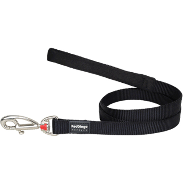 [L4-ZZ-BB-12] Red Dingo Lead Classic Köpek Uzatma Tasması Siyah (12 Mm)