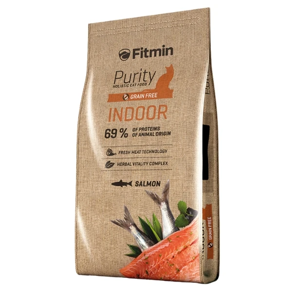 [09-T00620] Fitmin Purity İndoor Tahılsız Somonlu Yetişkin Kedi Maması (1.5 Kg)